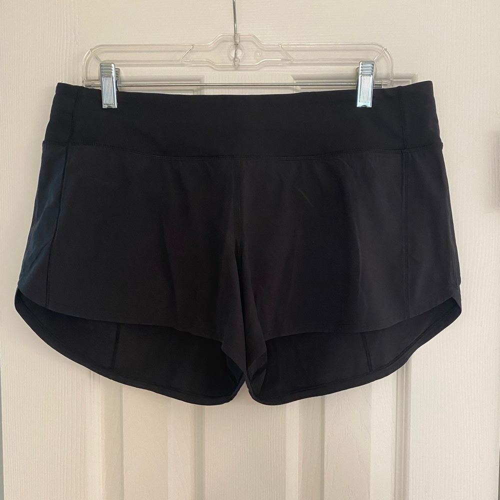 Lululemon black shorts size 10 tall NWOT
